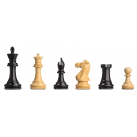 Figury szachowe DGT Ebony do desek elektronicznych - nieobciążane Rzeźbione Drewniane